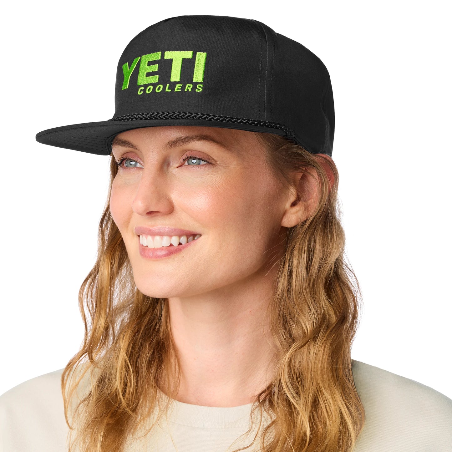 Flat Brim Rope Hat