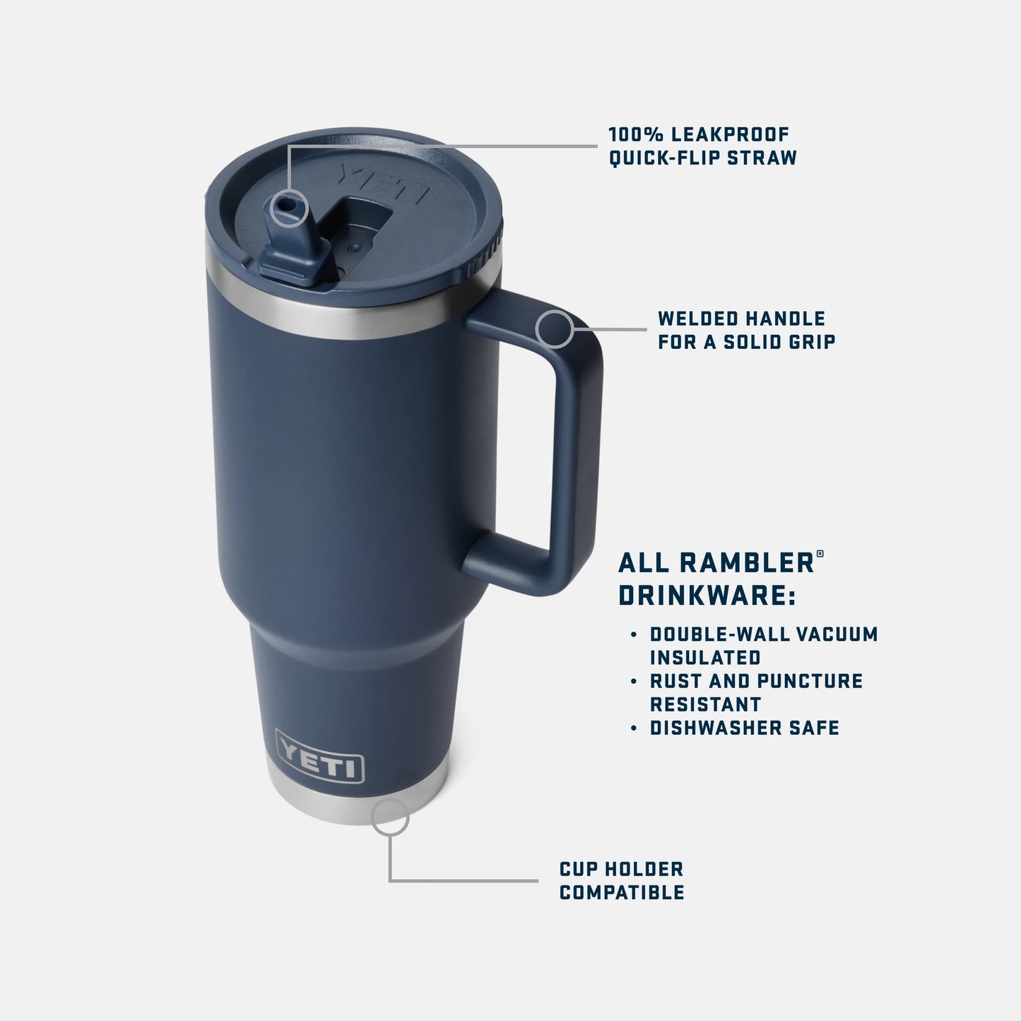 40 oz Travel Straw Mug