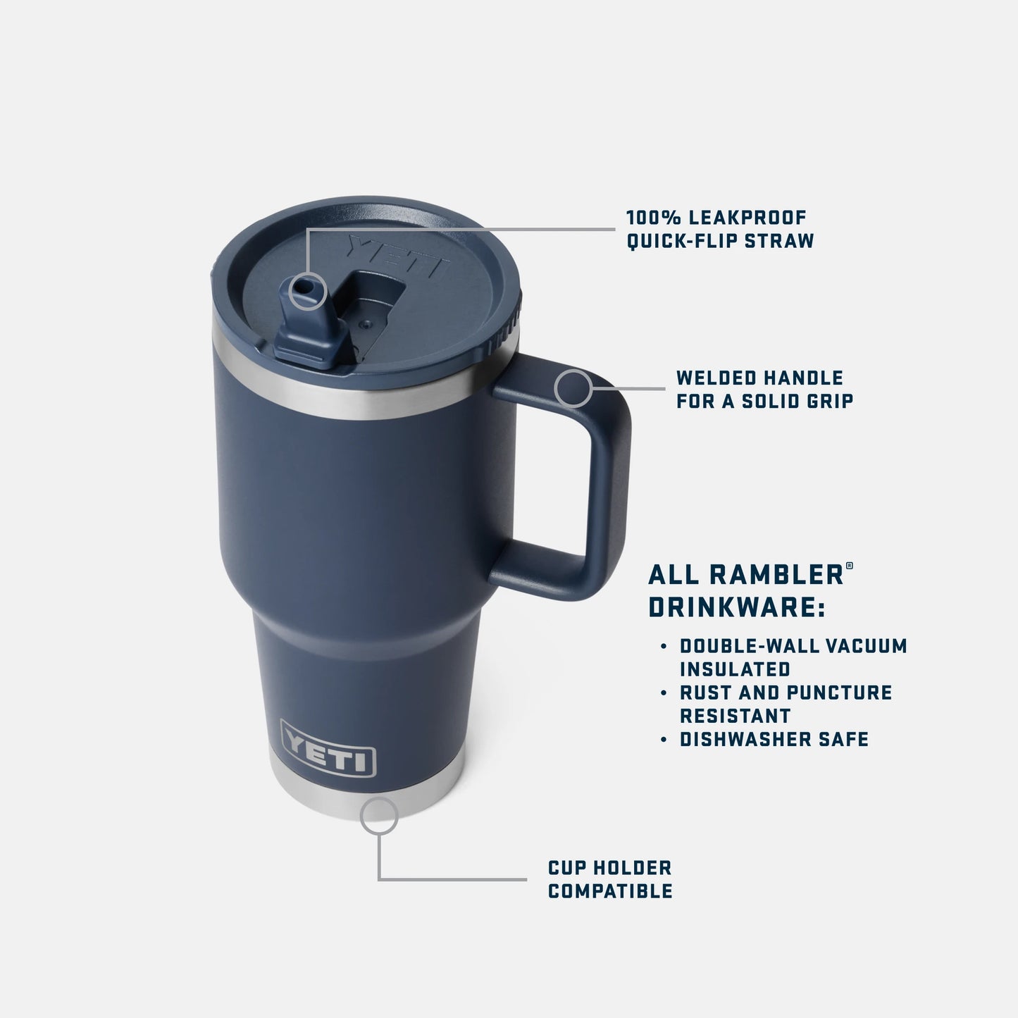 30 oz Travel Straw Mug