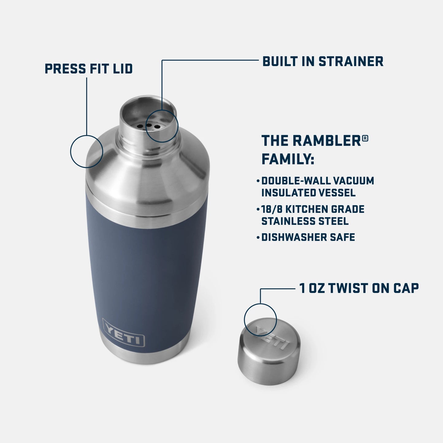 20 oz Cocktail Shaker