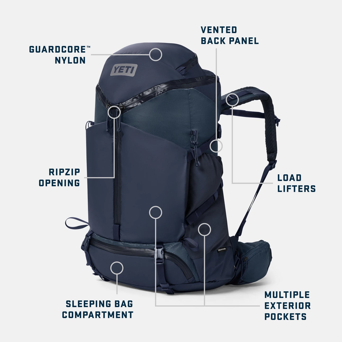 60L Men's Hiking Pack