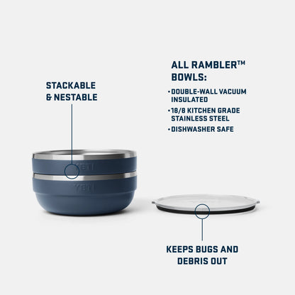 3.6 QT Insulated Low Bowl