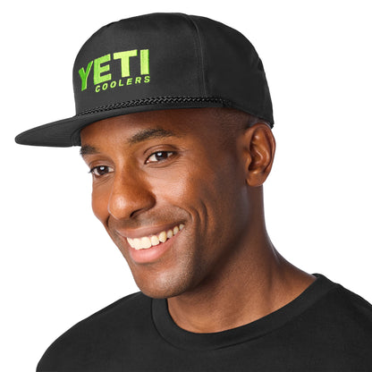 Flat Brim Rope Hat