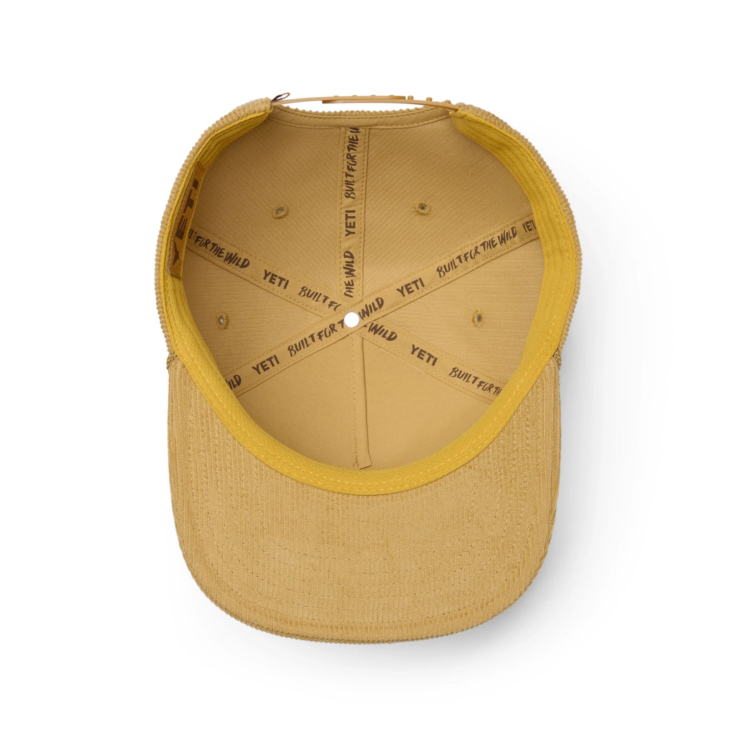 Corduroy Flat Brim Rope Hat