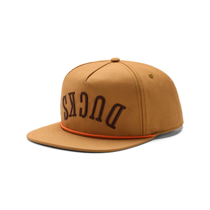 Flat Brim Rope Hat