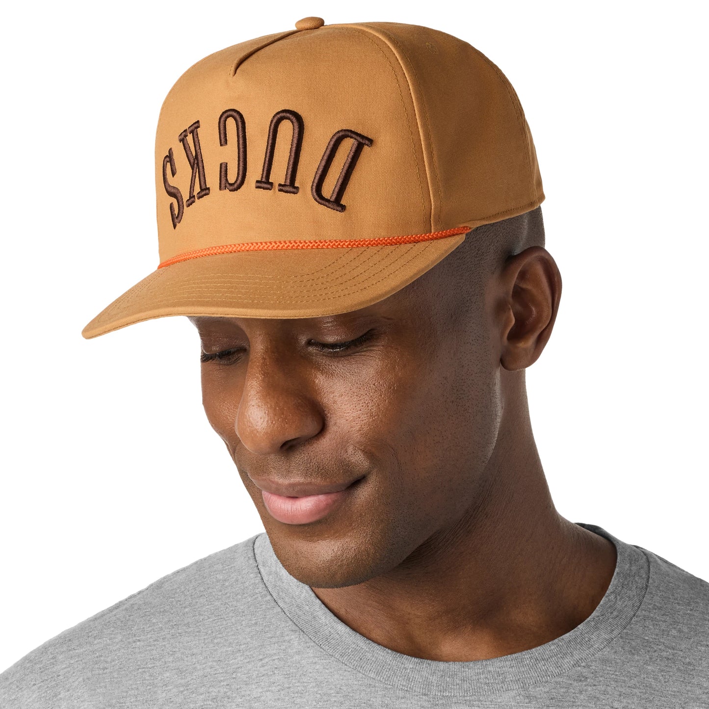 Flat Brim Rope Hat