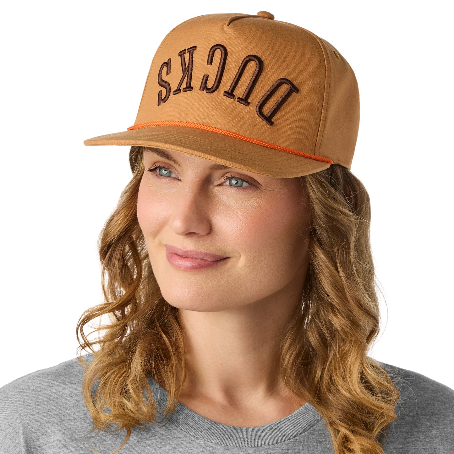 Flat Brim Rope Hat