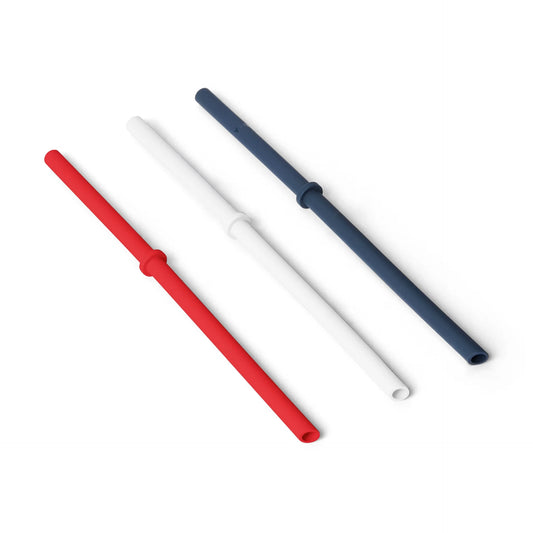 L/XL Silicone Straw Pack